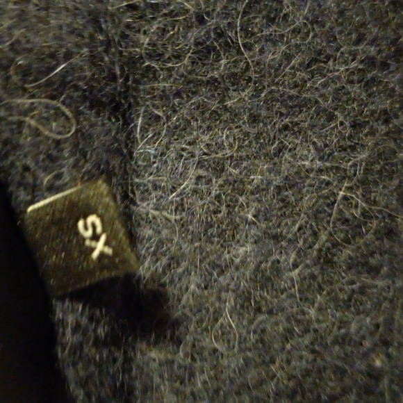 Womens Karen by  Simonsen sweater long sleeve charcoal XS pullover alpaca blend - Picture 6 of 7